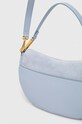 Accesorii Coccinelle poseta de piele E1.PQS.18.03.01 albastru