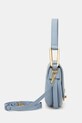 Coccinelle geanta de mana din piele intoarsa E1.PQS.58.01.01 albastru AW24