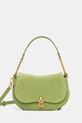 Coccinelle torebka zamszowa skóra licowa zielony E1.PQS.58.01.01