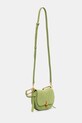 Coccinelle geantă de mână din piele întoarsă E1.PQS.58.01.01 verde AW24