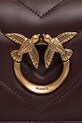 Accesorii Pinko poseta de piele 100067.A136 maro