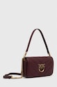 Δερμάτινη τσάντα Pinko 100068.A136 μπορντό AA00