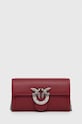 Pinko poseta piele curea detasabila burgundia 100062.A10I