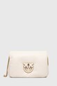 Kožená kabelka Pinko usňová koža biela 101585.A10F