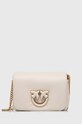 Kožená kabelka Pinko usňová koža béžová 101584.A10F