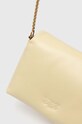 Accesorii Pinko poseta de piele 101584.A10F bej