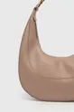 beżowy Pinko torebka skórzana