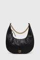 Pinko poseta de piele uni negru 101526.A0QO