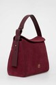 Pinko torebka zamszowa 101705.A0F6 bordowy AW23