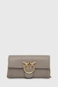 Pinko torebka skóra licowa szary 100062.A0F1