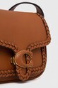 Шкіряна сумочка Coach Tabby Messenger 19 коричневий CJ837