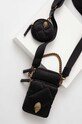 Kurt Geiger London torebka tekstylny czarny 441400229