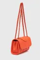 Kožená kabelka Tory Burch oranžová