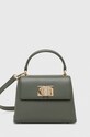 Шкіряна сумочка Furla лицьова шкіра зелений WB00109.ARE000.0J000