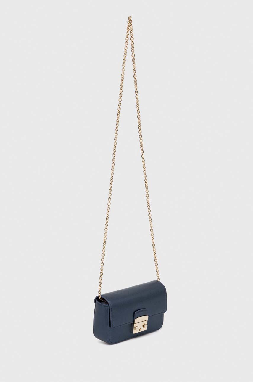 Kožna torba Furla Metropolis WE00446.BX2196.2270S mornarsko plava AW23