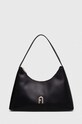 Furla borsa a mano in pelle pelle fiore nero WB00782.AX0733.O6000