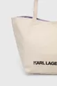 Bavlnená taška Karl Lagerfeld  65 % Recyklovaná bavlna, 35 % Bavlna