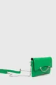 Kožna torba Karl Lagerfeld zelena