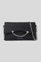 Karl Lagerfeld poseta de piele nu incape in A4 negru 235W3199