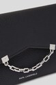 Accesorii Karl Lagerfeld poseta de piele 235W3199 negru