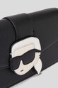 Kožená kabelka Karl Lagerfeld 235W3076 čierna