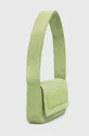 Замшевая сумочка Karl Lagerfeld ICON K MD FLAP SHB SUEDE зелёный