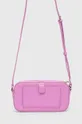 ροζ Δερμάτινη τσάντα Patrizia Pepe