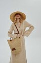 Kabelka LE SH KA headwear Summer Bag imitácia kože béžová SummerBag3