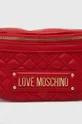 Τσάντα φάκελος Love Moschino κόκκινο