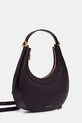 Kožená kabelka Coccinelle E5.PIP.53.01.01 fialová SS25