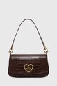 Torba Love Moschino bez uzorka smeđa JC4176PP0HKC0301