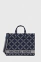 MICHAEL Michael Kors torebka mieści A4 granatowy 30S3G3GT7J