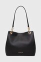 MICHAEL Michael Kors poseta de piele uni negru 30F3G8KT7L