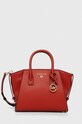 Δερμάτινη τσάντα MICHAEL Michael Kors λείο δέρμα κόκκινο 30H1G4VS5L