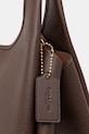 Coach borsa a mano in pelle marrone CM544