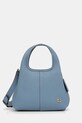 Coach poseta de piele uni albastru CM545