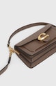 Αξεσουάρ Δερμάτινη τσάντα Coach Tabby CM546 καφέ