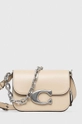 beige Coach borsa a mano in pelle Donna