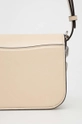 beige Coach borsa a mano in pelle