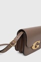 Кожена чанта Coach CM557 сив