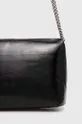 μαύρο Δερμάτινη τσάντα Pinko