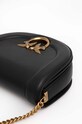 Δερμάτινη τσάντα Pinko 101510.A0QO μαύρο