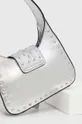 srebrna Usnjena torbica Moschino Jeans