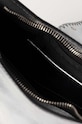 Kožená kabelka Moschino Jeans 3115.8793 strieborná