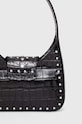 Doplnky Kožená kabelka Moschino Jeans 3114.8796 čierna
