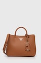 Torba Guess bez uzorka smeđa HWBG87.78060