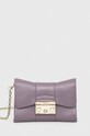 Furla torebka skórzana Metropolis mini skóra licowa fioletowy WB00930.BX1709.2493S
