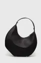 μαύρο Δερμάτινη τσάντα Patrizia Pepe Γυναικεία