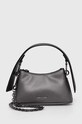 Torba Calvin Klein imitacija zrnate kože siva K60K611315