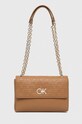 Calvin Klein torebka aplikacja beżowy K60K611533